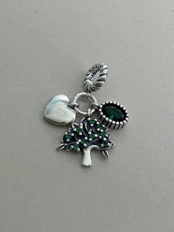 BERLOQUE ÁRVORE DA VIDA CORAÇÃO E PONTO LUZ