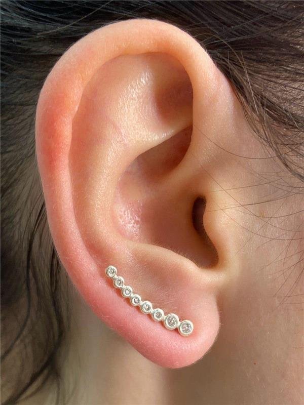 BRINCO EARCUFF PONTO DE LUZ 1,9CM