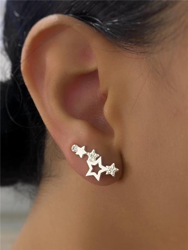 BRINCO EARCUFF ESTRELAS 
