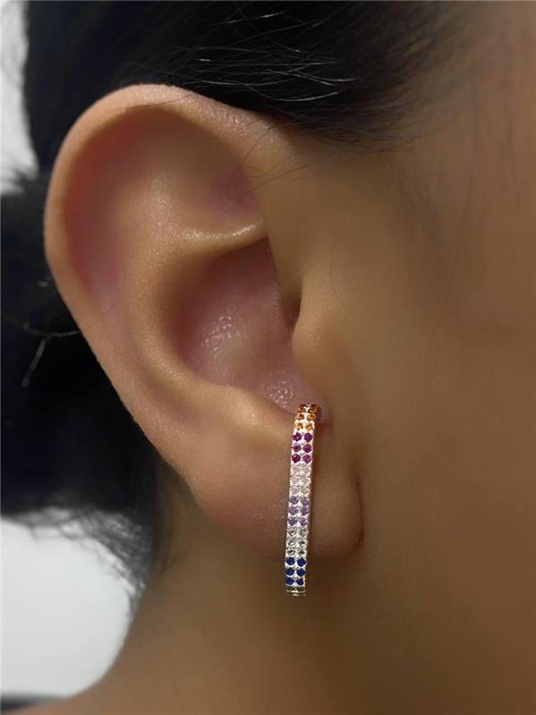 BRINCO EARHOOK FIO COLOR