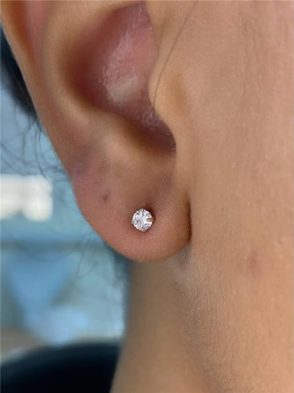 BRINCO PONTO LUZ CRISTAL 3MM