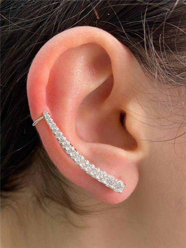 EARCUFF PONTO LUZ CRISTAL