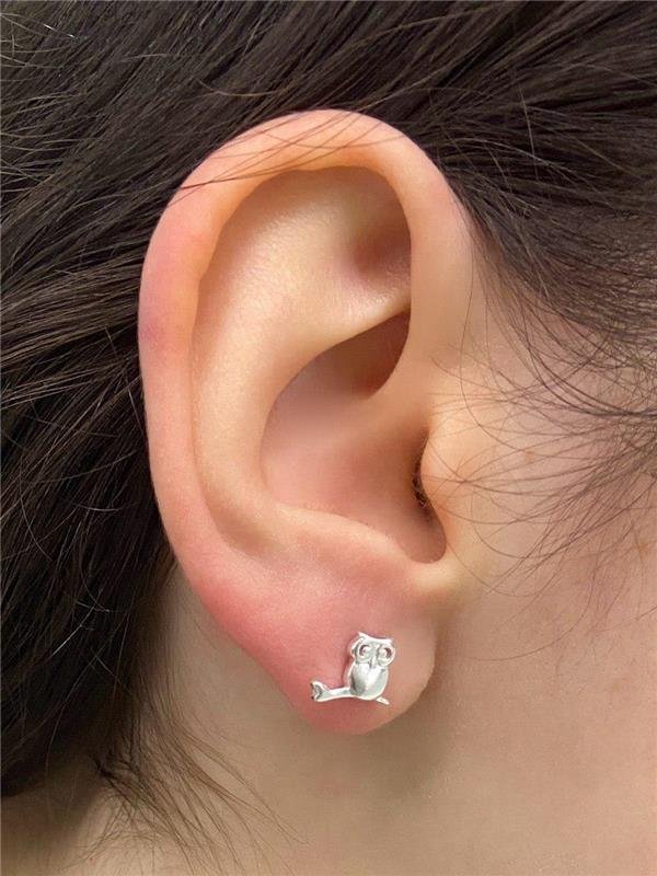 BRINCO CORUJINHA LISA 