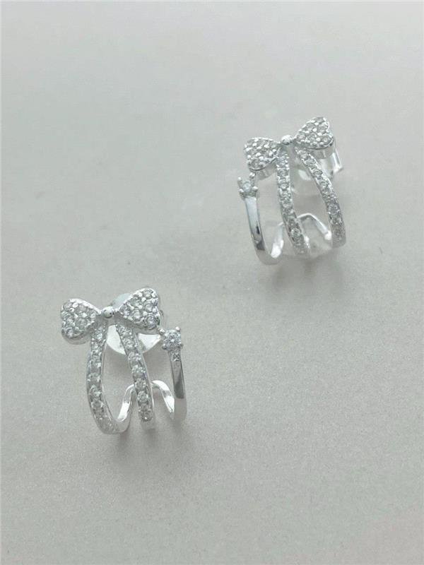 BRINCO EARHOOK LAÇO CRAVEJADO 