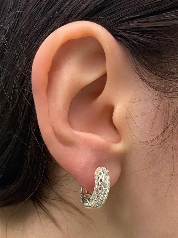 BRINCO ARGOLA C/MINI LOSANGO