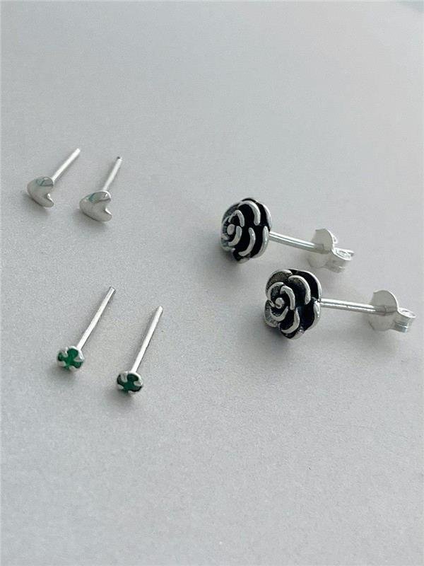 BRINCO TRIO PONTO LUZ/CORAÇÃO/FLOR