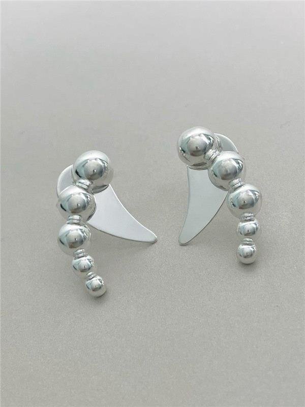 BRINCO EARCUFF MEIA BOLA LISA