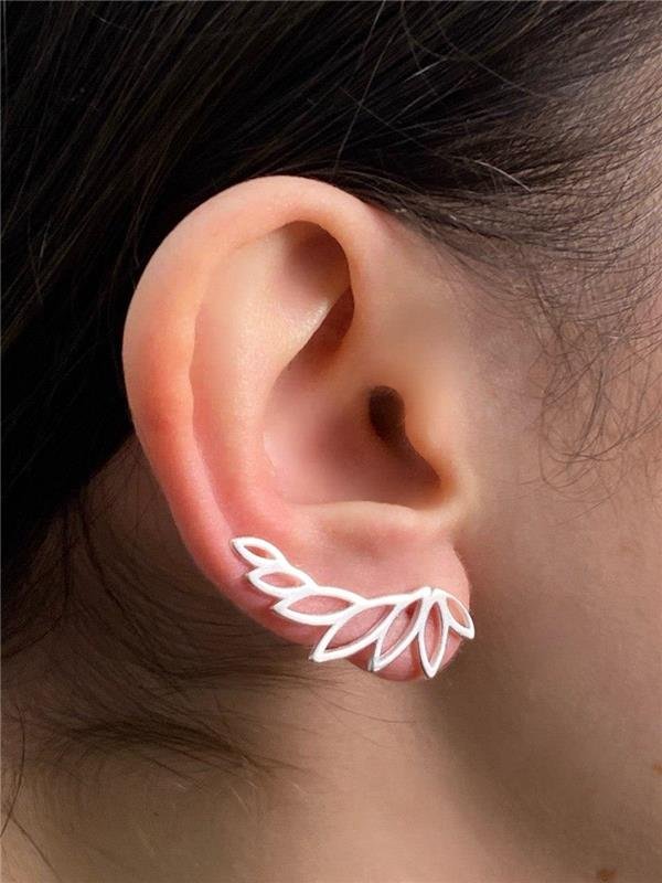BRINCO EARCUFF FOLHAGEM