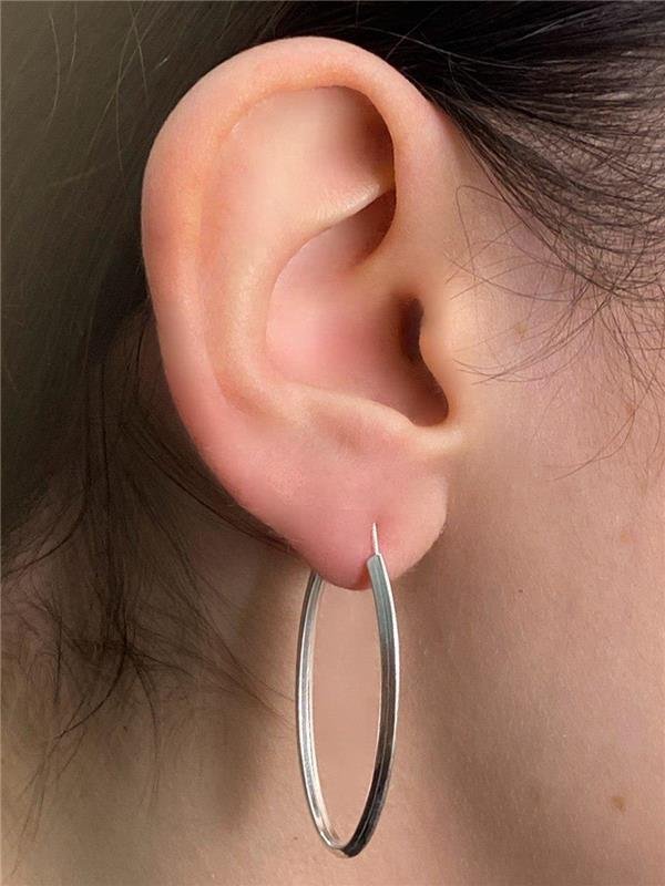 RINCO ARGOLA OVAL FIO TRIÂNGULO 