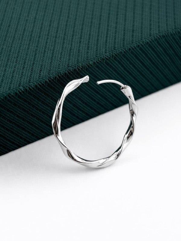 BRINCO ARGOLA TUBO TORCIDO 2,2CM
