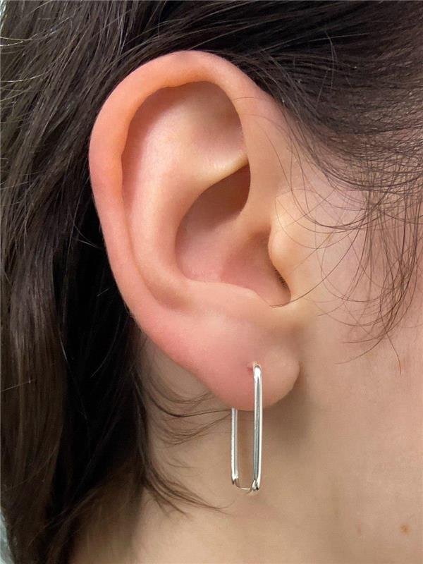 BRINCO QUADRADO FIO TUBO