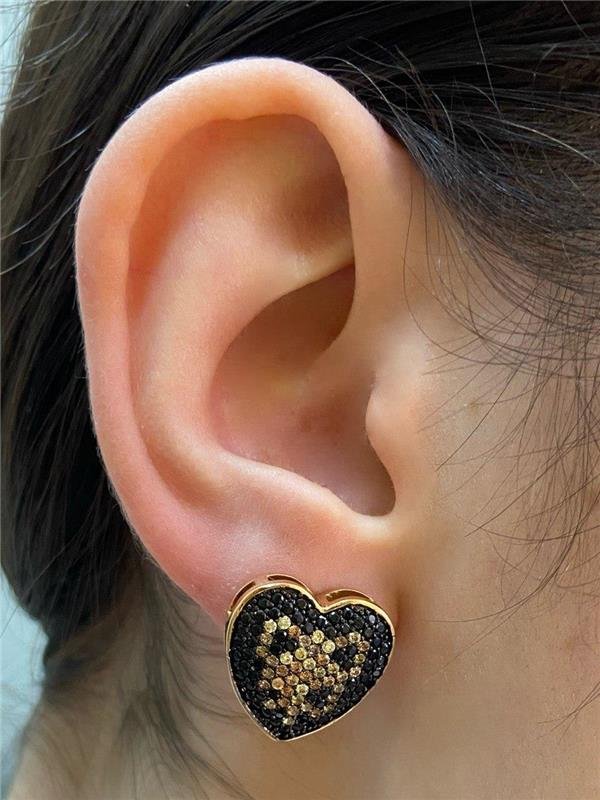 BRINCO CORAÇÃO ANIMAL PRINT