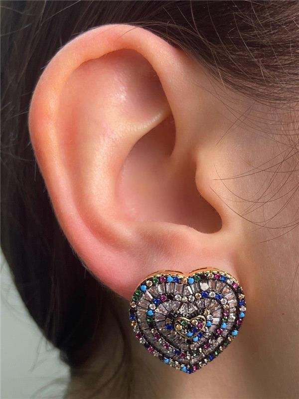 BRINCO CORAÇÃO C/DETALHE EM NAVETE