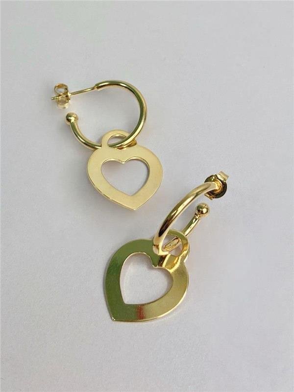 BRINCO ARGOLA COM CORAÇÃO