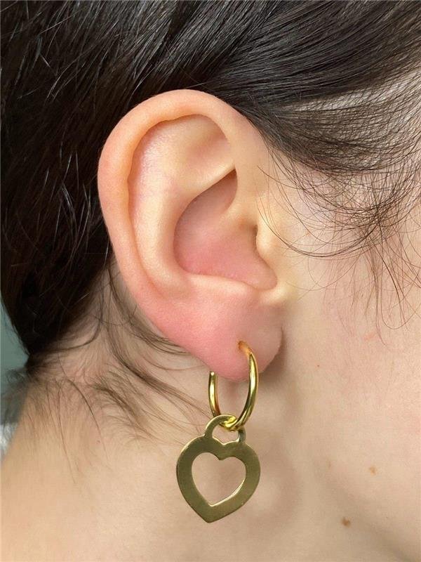 BRINCO ARGOLA COM CORAÇÃO