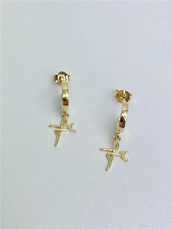 BRINCO MINI ARGOLA PINGENTE FÉ