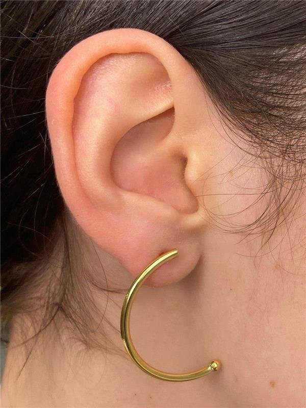 BRINCO FIO MEIA ARGOLA