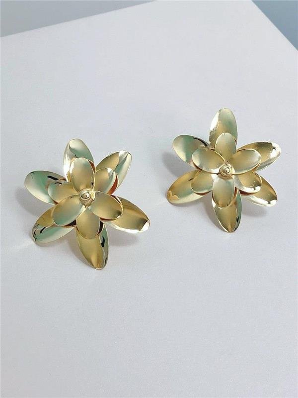 BRINCO FLOR DUPLA LISA