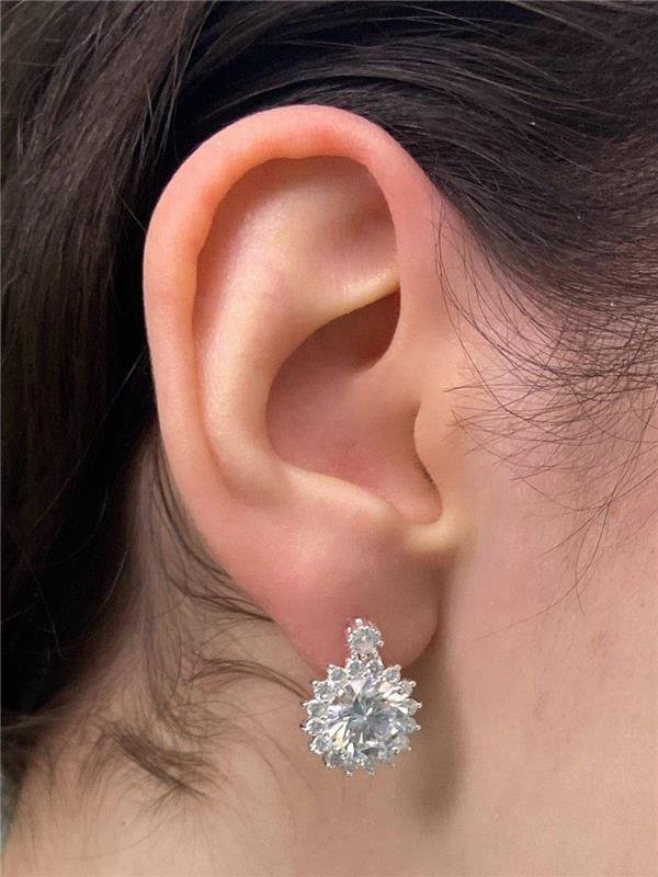 BRINCO PONTO LUZ COM ZIRCÔNIA