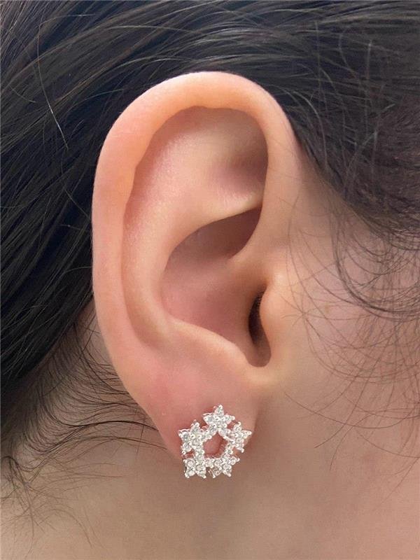 BRINCO ESTRELAR ZIRCÔNIA CRISTAL 