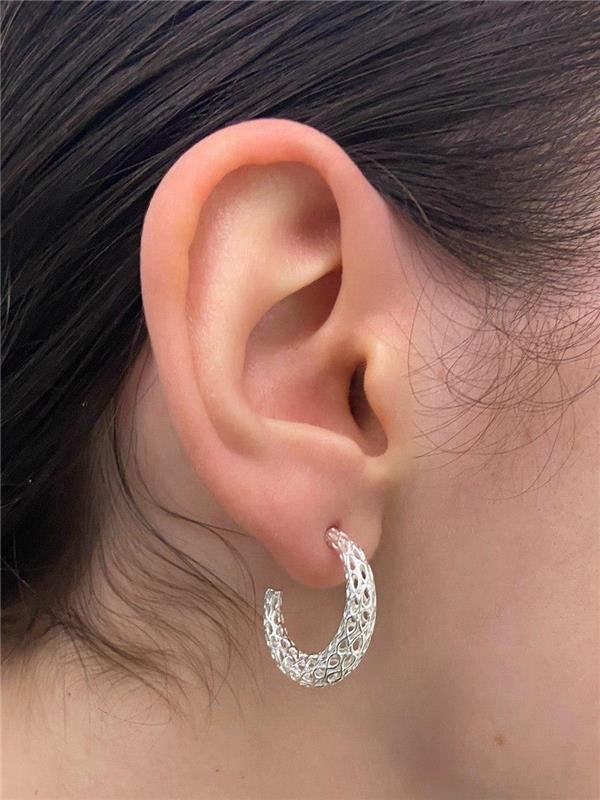 BRINCO ARGOLA INFINITO RENDA ITALIANA