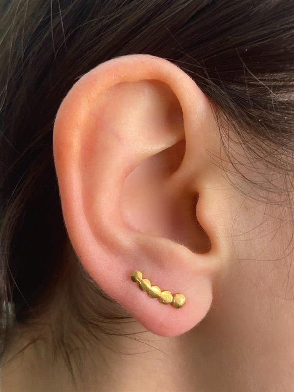 BRINCO EARCUFF BOLINHAS