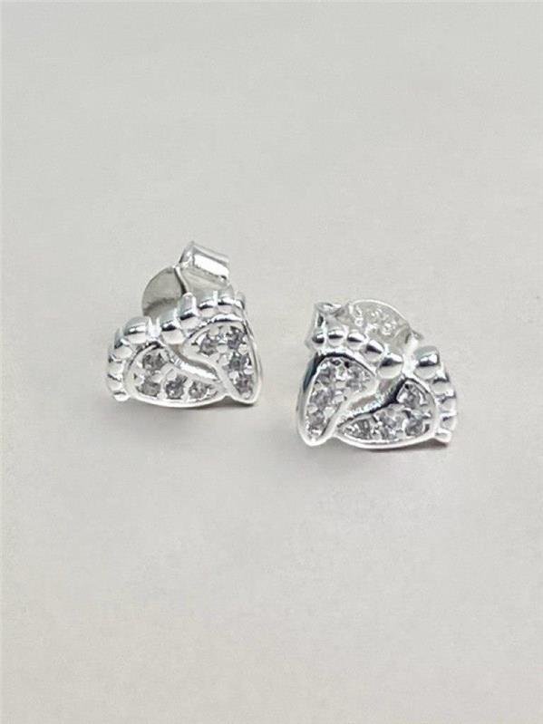 BRINCO INFANTIL PEZINHO COM ZIRCÔNIA