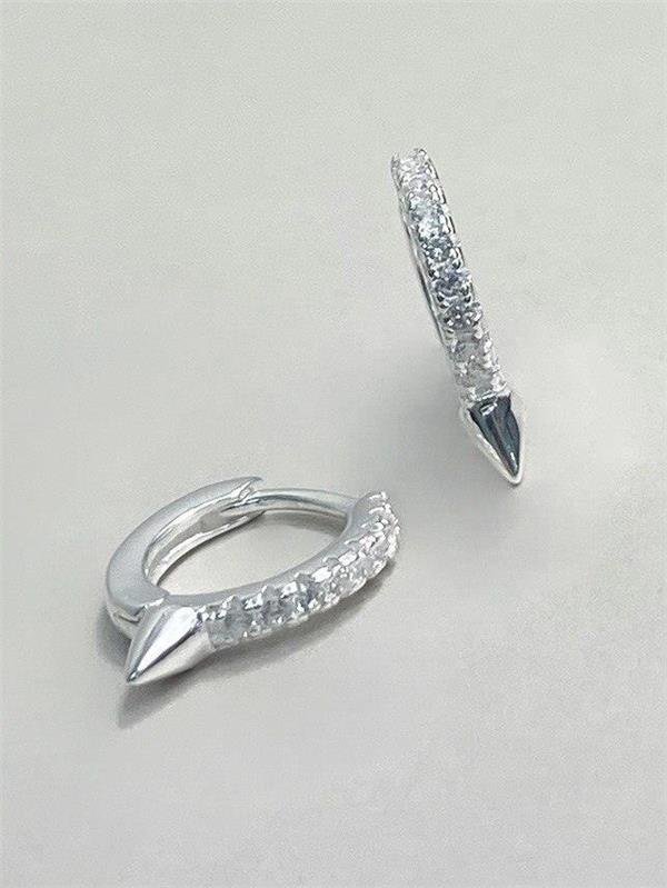 BRINCO ARGOLINHA/PINO COM ZIRCÔNIA