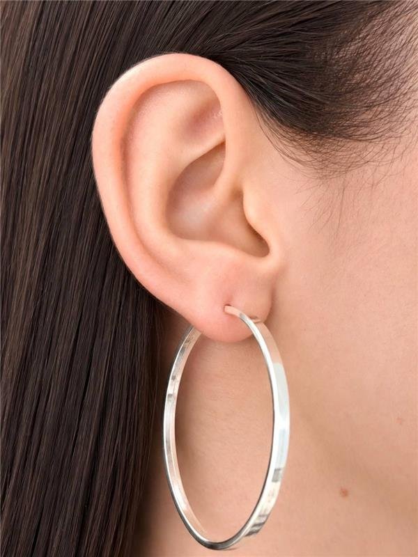 BRINCO ARGOLA FIO QUADRADO 3MM 4,7CM