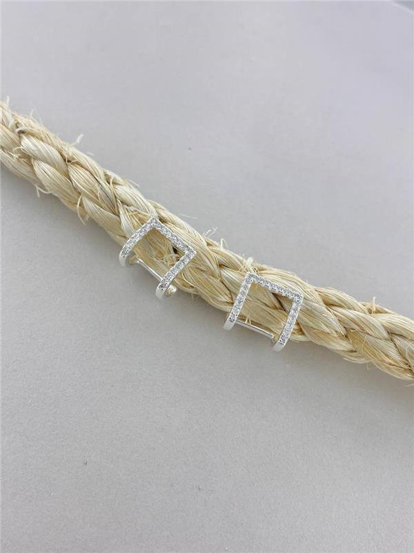 EAR JECKET FIO COM ZIRCÔNIA CRISTAL