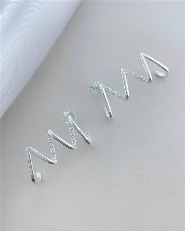 EARCUFF W C/ZIRCÔNIA