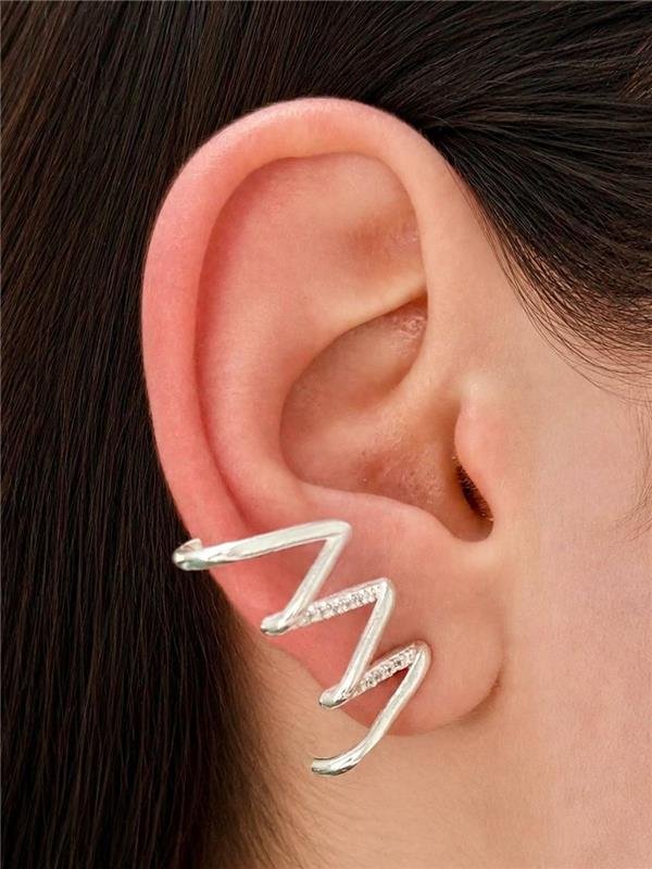 EARCUFF W C/ZIRCÔNIA