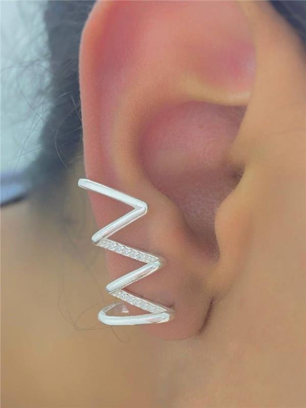 EARCUFF W C/ZIRCÔNIA