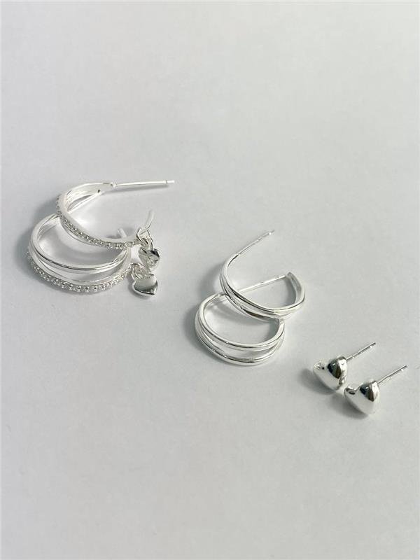 BRICO TRIO ARGOLA E CORAÇÃO