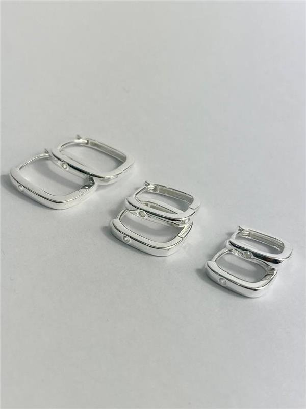 BRINCO TRIO QUADRADO C/PONTO LUZ