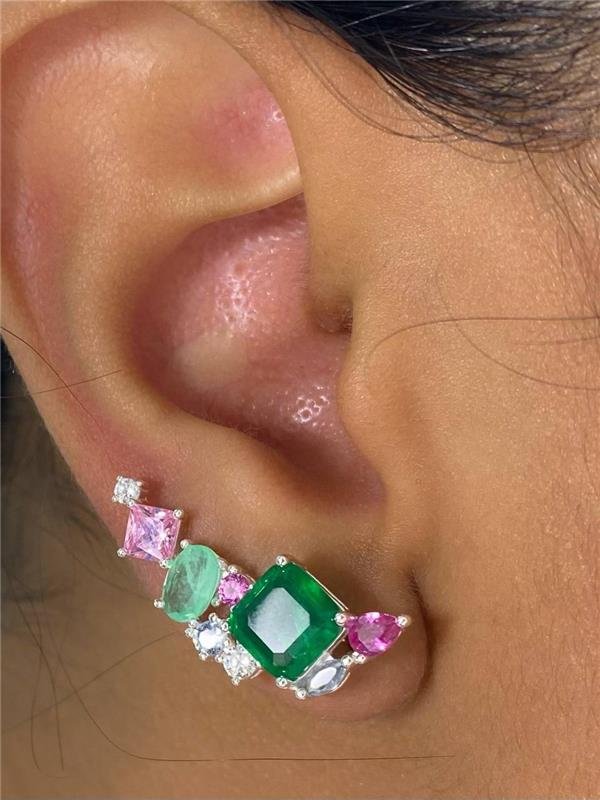 EARCUFF GEOMÉTRICO