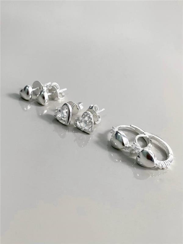 BRINCO TRIO ARGOLA E CORAÇÃO