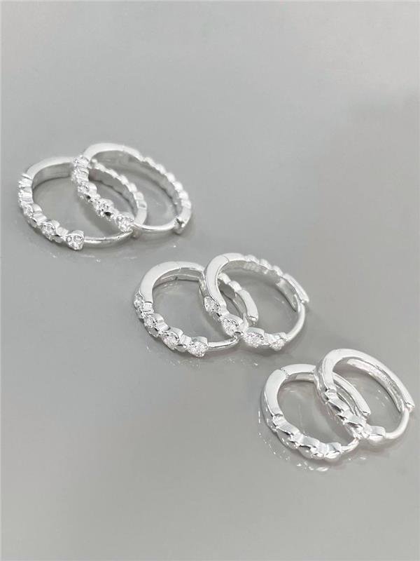 BRINCO TRIO ARGOLA COM CORAÇÃO