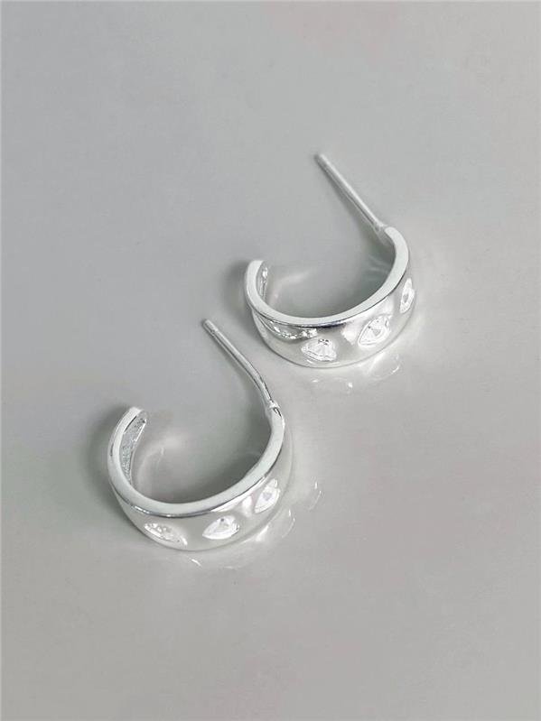 BRINCO ARGOLINHA C/PONTO LUZ CORAÇÃO