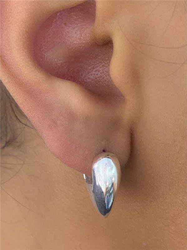 BRINCO ARGOLA CORAÇÃO ABAULADO LISO