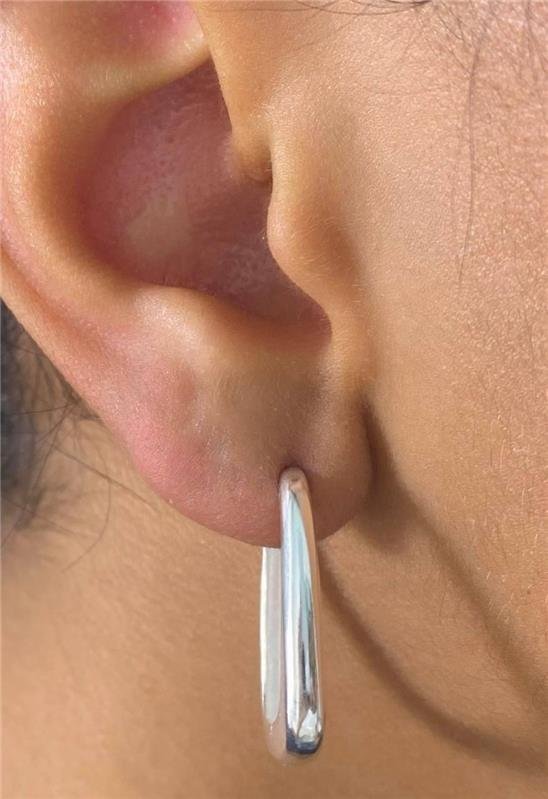 BRINCO ARGOLA ÚNICO LISO 2,3CMX2CM