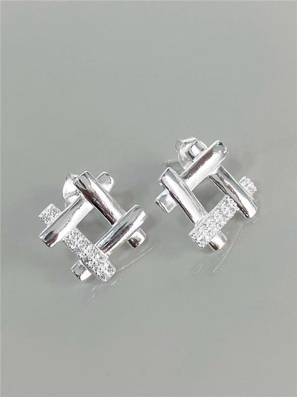 BRINCO HASHTAG LISO E ZIRCÔNIA