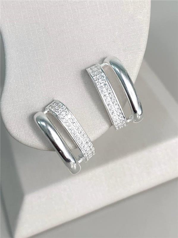 EARHOOK FIO ZIRCÔNIA E LISO