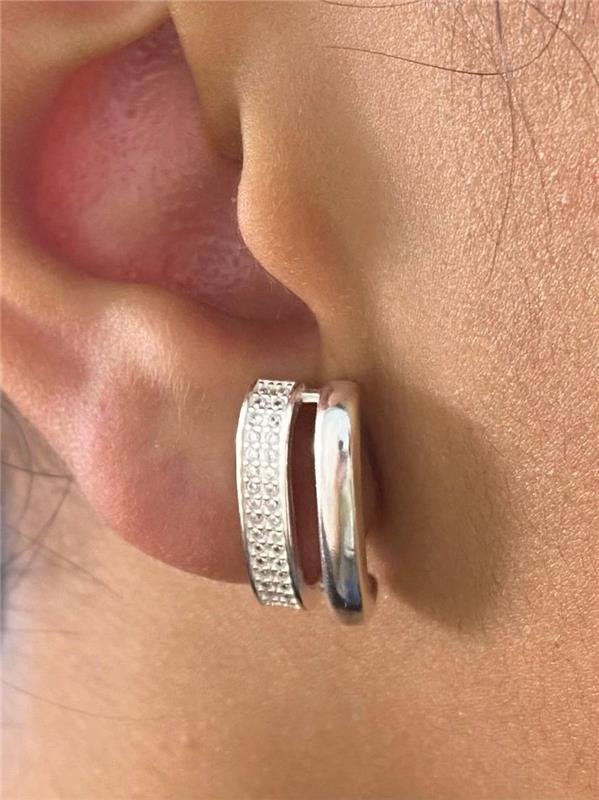 EARHOOK FIO ZIRCÔNIA E LISO