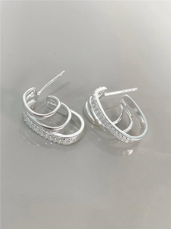 BRINCO 3 FIOS OVAL LISO E ZIRCÔNIA