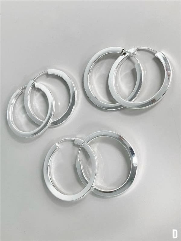 BRINCO ARGOLA FIO RETÂNGULAR