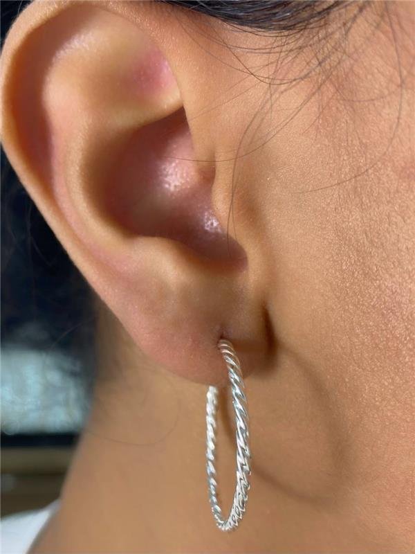 BRINCO ARGOLA FIO TORCIDO