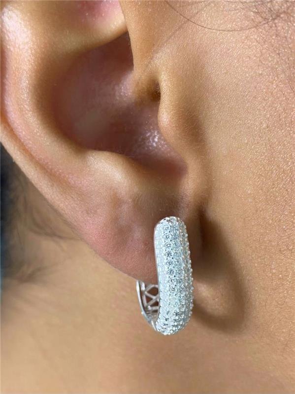 BRINCO ARGOLA 6 CRAVEJADO