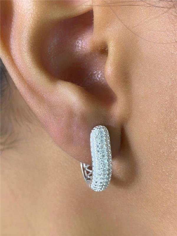 BRINCO ARGOLA 6 CRAVEJADO