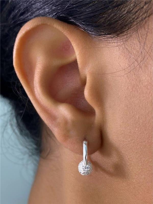 BR ARGOLA LISA C/ BOLA ZN 1,3CM